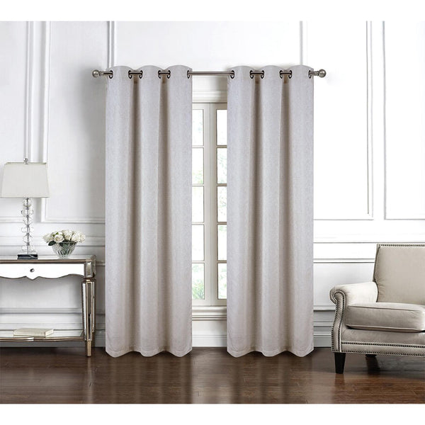 RT Designer Collection Wilton Jacquard Grommet Luxurious Modern Design Curtain P