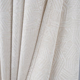 RT Designer Collection Wilton Jacquard Grommet Luxurious Modern Design Curtain Panel 54" x 84" Taupe