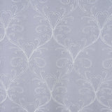 RT Designer Collection Kimber 2 Pack Embroidered Blackout Luxurious Decorative Grommet Curtain Panel 36" x 84" Silver