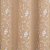 RT Designer Collection Lilian 2 Pack Embroidered Blackout Luxurious Decorative Grommet Curtain Panel 36