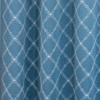 RT Designer Collection Gable 2 Pack Embroidered Blackout Luxurious Decorative Grommet Curtain Panel 36" x 84" Slate Blue