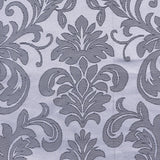 RT Designer Collection Baylor Jacquard 2 Pack Luxurious Modern Design Curtain Panel Pair 36" x 84" Grey