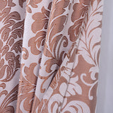 RT Designer Collection Baylor Jacquard 2 Pack Luxurious Modern Design Curtain Panel Pair 36" x 84" Terracotta