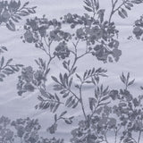 RT Designer Collection Oakville Jacquard 2 Pack Luxurious Modern Design Curtain Panel Pair 36" x 84" Silver