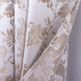 RT Designer Collection Oakville Jacquard 2 Pack Luxurious Modern Design Curtain Panel Pair 36" x 84" Taupe