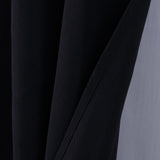 RT Designer Collection Cleo Jacquard Grommet 2 Pack Luxurious Modern Design Curtain Panel 36" x 84" Black
