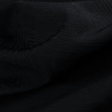 RT Designer Collection Cleo Jacquard Grommet 2 Pack Luxurious Modern Design Curtain Panel 36" x 84" Black