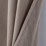 RT Designer Collection Cleo Jacquard Grommet 2 Pack Luxurious Modern Design Curtain Panel 36" x 84" Taupe