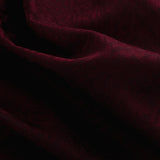RT Designer Collection Percy Jacquard Luxurious Decorative Grommet 2 Pack Curtain Panel  36" x 84" Burgundy