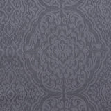 RT Designer Collection Percy Jacquard Luxurious Decorative Grommet 2 Pack Curtain Panel  36" x 84" Grey