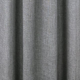 RT Designer Collection Delmar 2 Pack Luxurious Decorative Grommet Curtain Panel 54" x 84" Grey