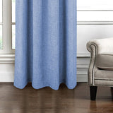 RT Designer Collection Delmar 2 Pack Luxurious Decorative Grommet Curtain Panel 54" x 84" Sky Bue