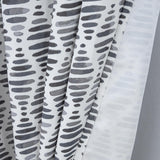 RT Designer Collection Justice Printed 2 Pack Blackout Luxurious Decorative Grommet Curtain Panel 36" x 84" Grey