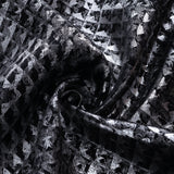 RT Designers Collection Hailey Halo Foil Blackout Polyester Grommet 2 Pack Window Curtain Panel Set 36" x 84" Black