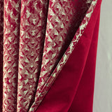 RT Designers Collection Hailey Halo Foil Blackout Polyester Grommet 2 Pack Window Curtain Panel Set 36" x 84" Red