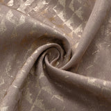 RT Designers Collection Hailey Halo Foil Blackout Polyester Grommet 2 Pack Window Curtain Panel Set 36" x 84" Taupe