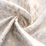 RT Designers Collection Hailey Halo Foil Blackout Polyester Grommet 2 Pack Window Curtain Panel Set 36" x 84" White