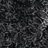 RT Designers Collection Brighton Foil Jacquard Polyester Grommet 2 Pack Window Curtain Panel Set 36" x 84" Black