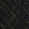 RT Designers Collection Soho Foil Jacquard Polyester Grommet 2 Pack Window Curtain Panel Set 36" x 84" Black