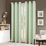 RT Designers Collection Bexley Foil Jacquard Polyester Grommet 2 Pack Window Curtain Panel Set 36" x 84" Sagec