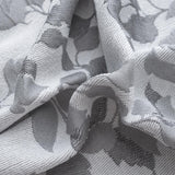 RT Designer Collection Brent Jacquard 2 Pack Luxurious Modern Design Curtain Panel 36" x 84" Silver