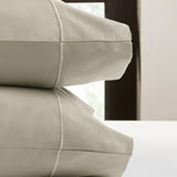 Perthshire Platinum Concepts 1000 Thread Count Solid Sateen Sheet - 4 Piece Set - Taupe