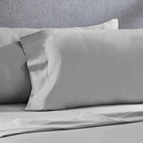 Perthshire Platinum Concepts 1200 Thread Count Solid Sateen Sheet - 4 Piece Set - Gray