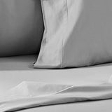 Perthshire Platinum Concepts 1200 Thread Count Solid Sateen Sheet - 4 Piece Set - Gray