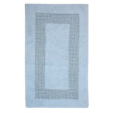 Perthshire Platinum Collection Cotton Racetrack Design Skid Resistant Comfortable Absorbent Bath Rug