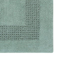 Perthshire Platinum Collection Beautiful Cotton Bath Rug Features Classic Racetrack Design Rug 17" X 24" Sage