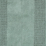 Perthshire Platinum Collection Beautiful Cotton Bath Rug Features Classic Racetrack Design Rug 17" X 24" Sage