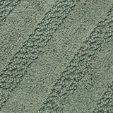 Unique Stripe Honeycomb Sculptured Bath Rug Is Made Soft Plush Cotton Is Super Soft The Touch Sage