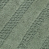 Unique Stripe Honeycomb Sculptured Bath Rug Is Made Soft Plush Cotton Is Super Soft The Touch Sage