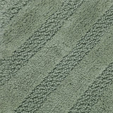 Unique Stripe Honeycomb Sculptured Bath Rug Is Made Soft Plush Cotton Is Super Soft The Touch Sage