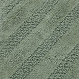 Unique Stripe Honeycomb Sculptured Bath Rug Is Made Soft Plush Cotton Is Super Soft The Touch Sage