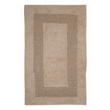Perthshire Platinum Collection Cotton Racetrack Design Skid Resistant Comfortable Absorbent Bath Rug