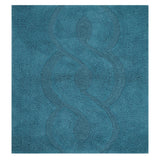 Chain Anti Skid Back Cotton Bath Rug 21" x 34" Aqua by Perthshire Platinum Collection