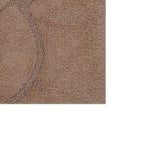 Beautiful Sculptured Chain Design Bath Rug With Anti Skid Latex Back Is Made Cotton Super Soft Natural