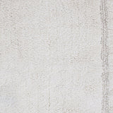 Sculptured Border Soft Plush Cotton Non-Slip Bath Rug Ivory by Castle Hill