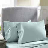 Perthshire Platinum Concepts 800 Thread Count Solid Sateen Sheet - 4 Piece Set - Ocean Blue
