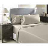 Perthshire Platinum Concepts 800 Thread Count Solid Sateen Sheet - 4 Piece Set - Taupe