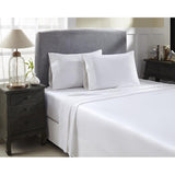 Perthshire Platinum Concepts 800 Thread Count Solid Sateen Sheet - 4 Piece Set - White