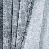 RT Designer Collection Cambridge Jacquard 2 Pack Luxurious Modern Design Curtain Panel 36" x 84" Silver