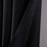 RT Designer Collection Cosmo Shimmer Jacquard 2 Pack Grommet Curtain Panel Pair 36" x 84" Black