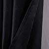 RT Designer Collection Cosmo Shimmer Jacquard 2 Pack Grommet Curtain Panel Pair 36" x 84" Black