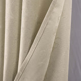 RT Designer Collection Calypso Shimmer Jacquard 2 Pack Grommet Curtain Panel Pair 36" x 84" Taupe