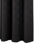 RT Designers Collection Celeste Shimmer Jacquard Polyester Grommet 2 Pack Window Curtain Panel Set 36" x 84" Black