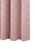 RT Designers Collection Celeste Shimmer Jacquard Polyester Grommet 2 Pack Window Curtain Panel Set 36" x 84" Blush