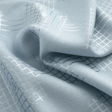 RT Designers Collection Celeste Shimmer Jacquard Polyester Grommet 2 Pack Window Curtain Panel Set 36" x 84" Silver