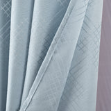 RT Designers Collection Celeste Shimmer Jacquard Polyester Grommet 2 Pack Window Curtain Panel Set 36" x 84" Silver